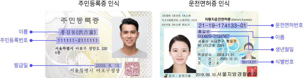 진위확인 높은 인식률 1